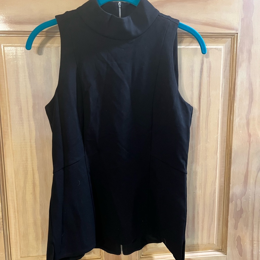 White House Black Market Black Sleeveless Tank Top